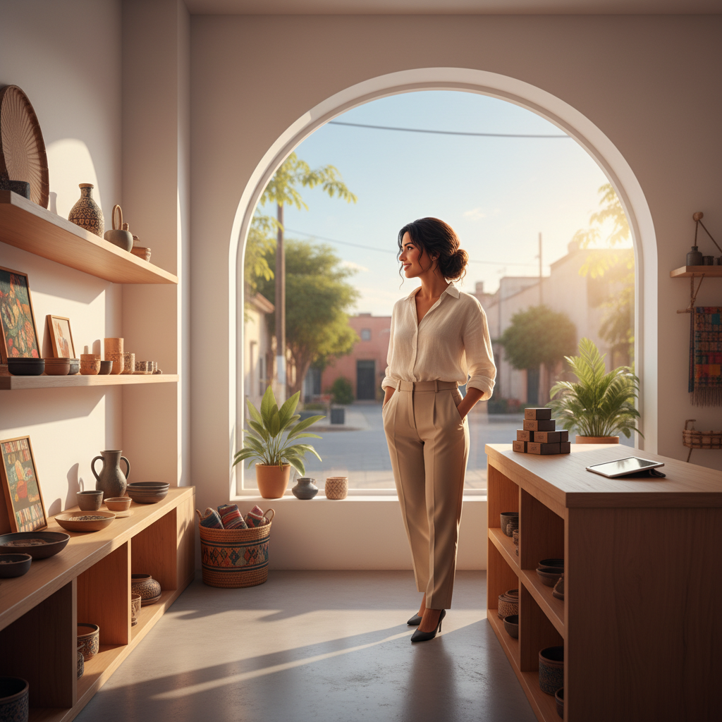 Emprendedora mexicana exitosa en su negocio gracias a FundDebt.